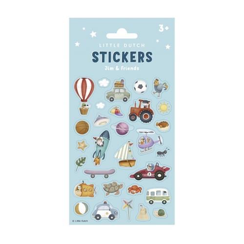 Stickerbogen Jim & Friends Studio Aufnahme