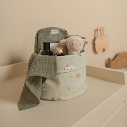 Swaddle Grün Little Farm Anwendung