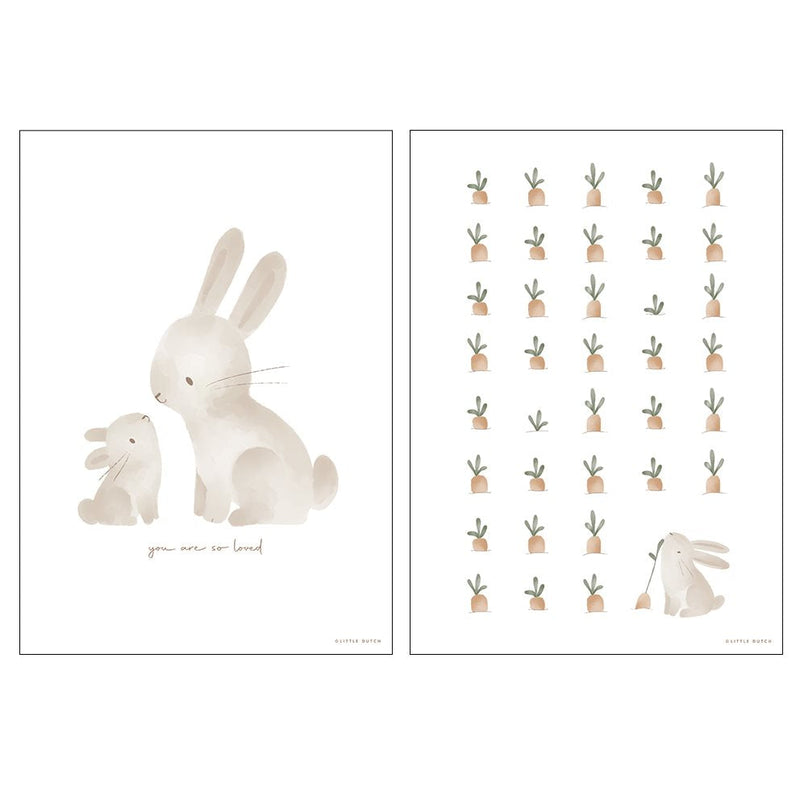Poster Baby Bunny A3 Studio Aufnahme