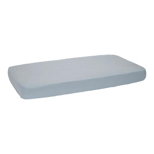 Einzelnes Spannbetttuch Blau Essentials Anwendung