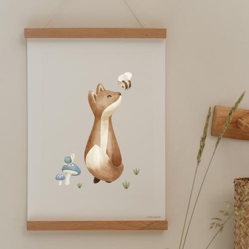 Poster Größe A3 Forest Friends Anwendung