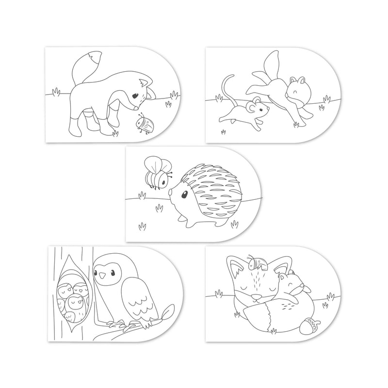 Malbuch Forest Friends Studio Aufnahme