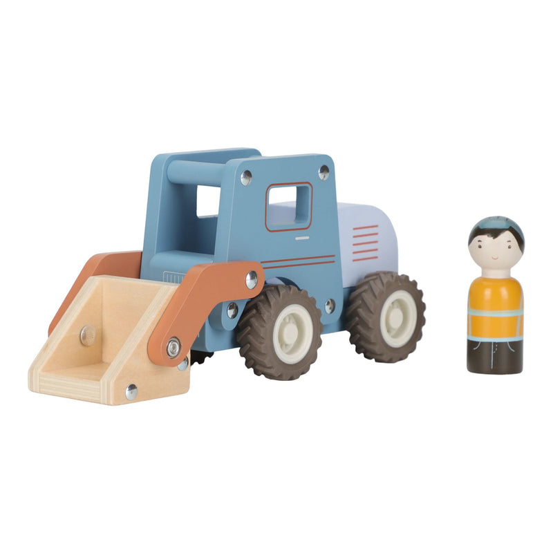 Little Dutch Bagger FSC – Holz – Blau – Essentials - Hauptbild