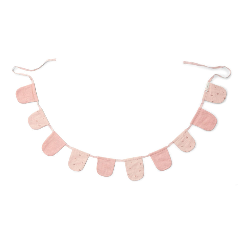 Girlande mit Fähnchen Rosa Essentials Studio Aufnahme