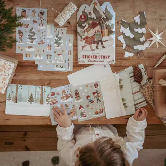 Sticker Weihnachtskarten Essentials Anwendung