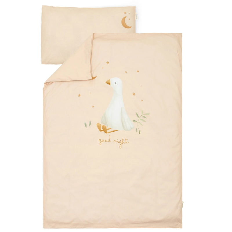 Bettdeckenbezug Beige Newborn Naturals Kleine Gans Studio Aufnahme