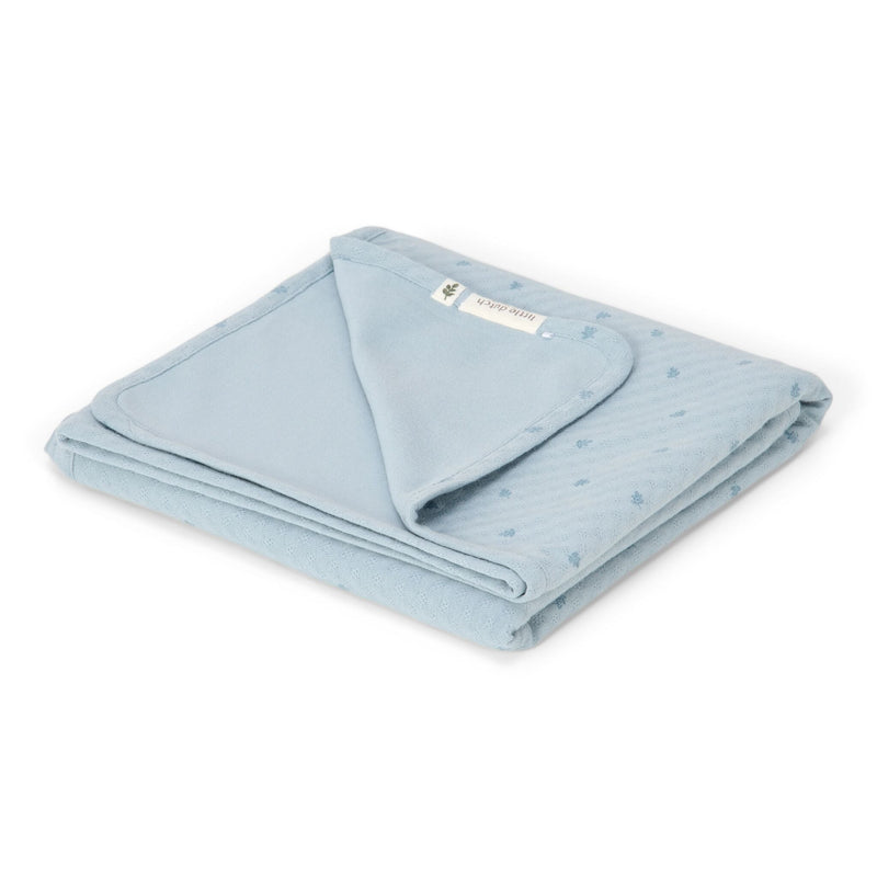 Little Dutch Wiege Decke Blau Essentials Hauptansicht
