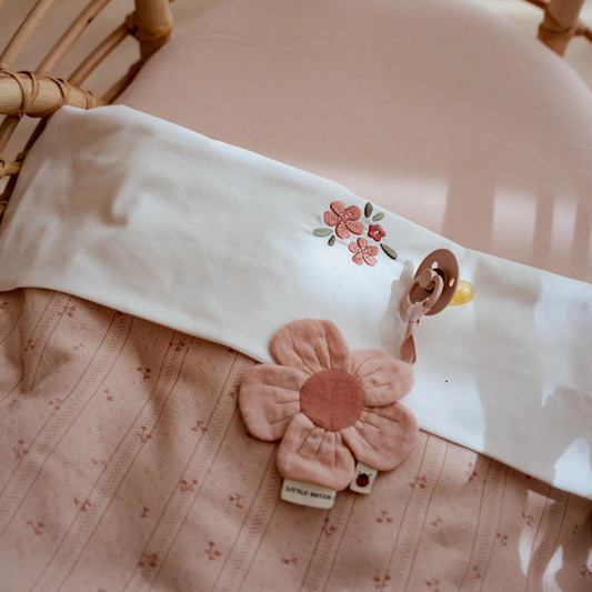 Little Dutch Wiege Decke Rosa Essentials Detailansicht