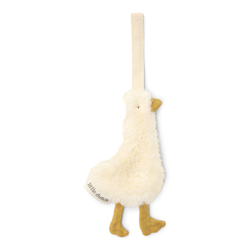 Schnullertuch Weiß Newborn Naturals Kleine Gans Studio Aufnahme