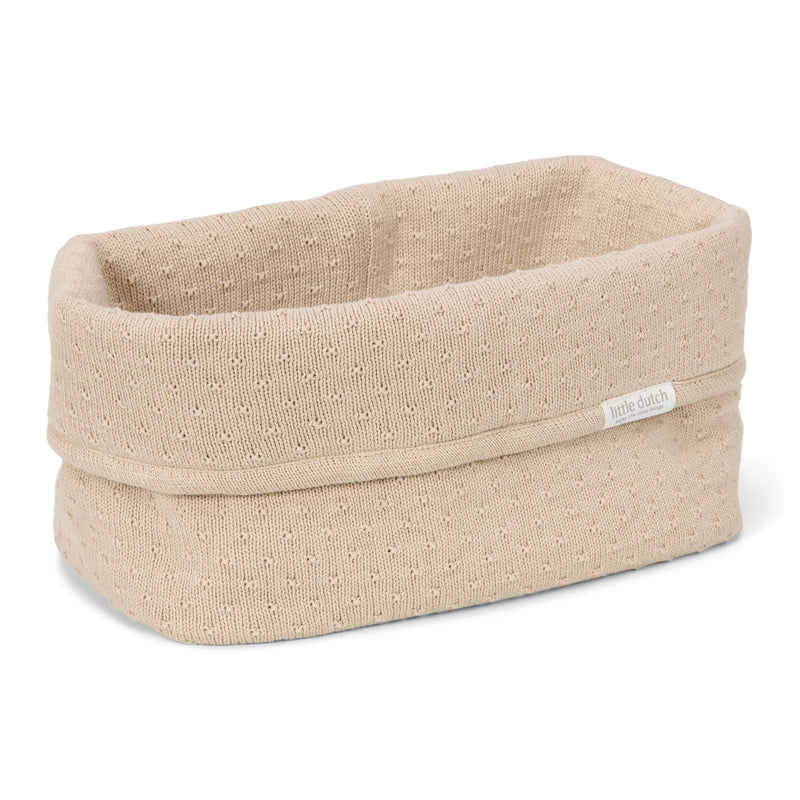 Little Dutch Großer Wäschekorb Beige Essentials Hauptansicht