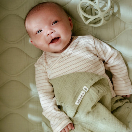 Little Dutch Swaddle Grün 120 cm Essentials Detailansicht