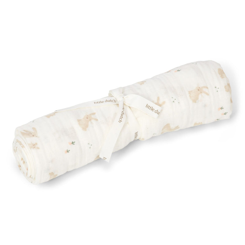 Swaddle Weiß 120 cm Newborn Naturals Baby Bunny Studio Aufnahme