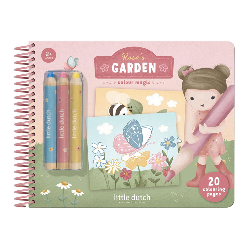 Little Dutch Malbuch Essentials Rosa Hauptansicht