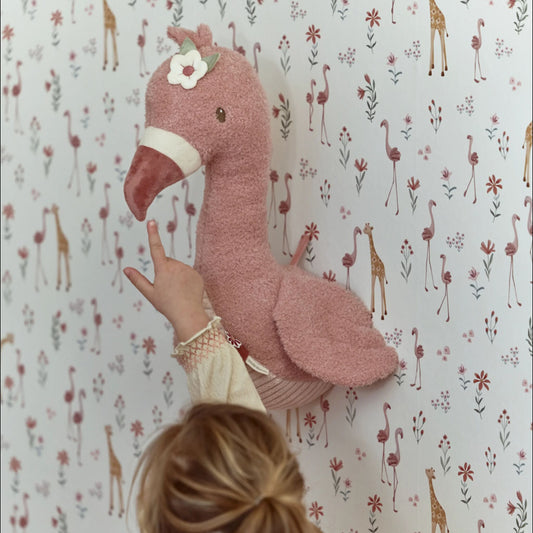 Little Dutch Tierkopf Flamingo Rosa Blooming Safari - Little Dutch