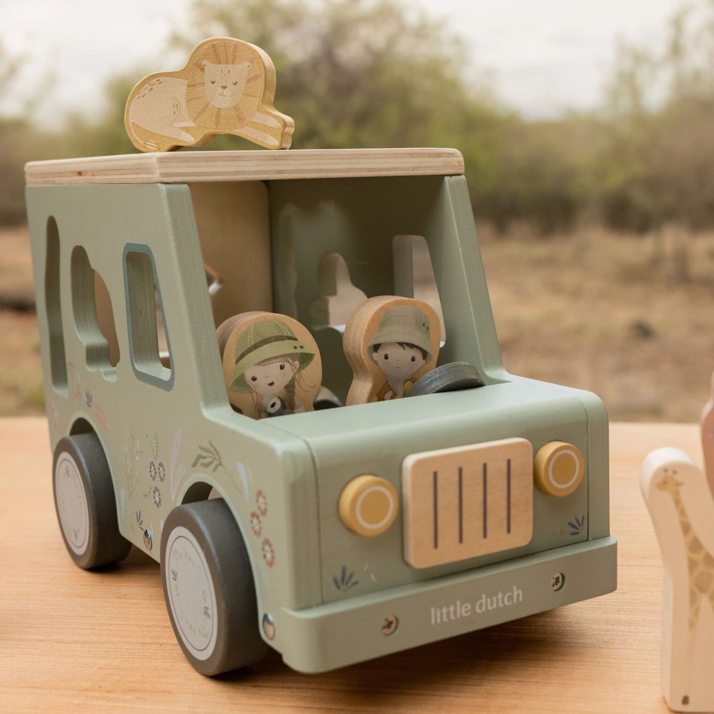 Little Dutch Formsortierer Grün Safari Friends – Bild 6