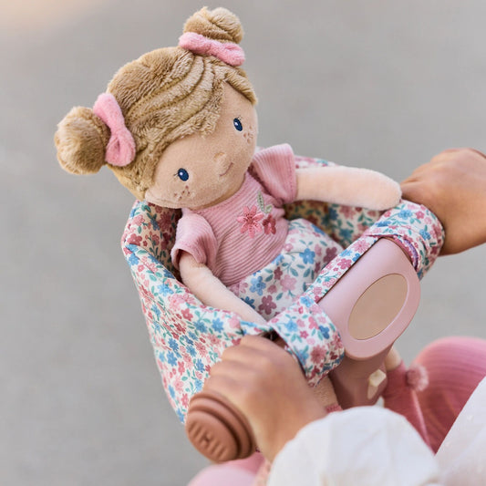 Puppenfahrradsitz Rosa Little Dutch