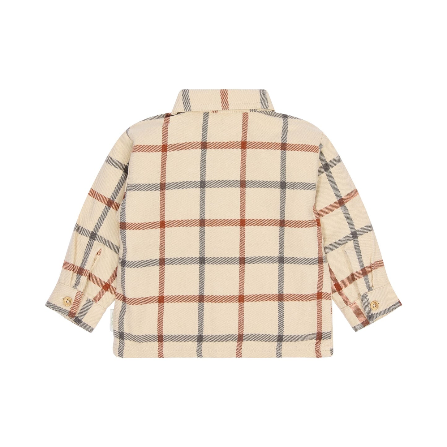 Overshirt Beige kariert