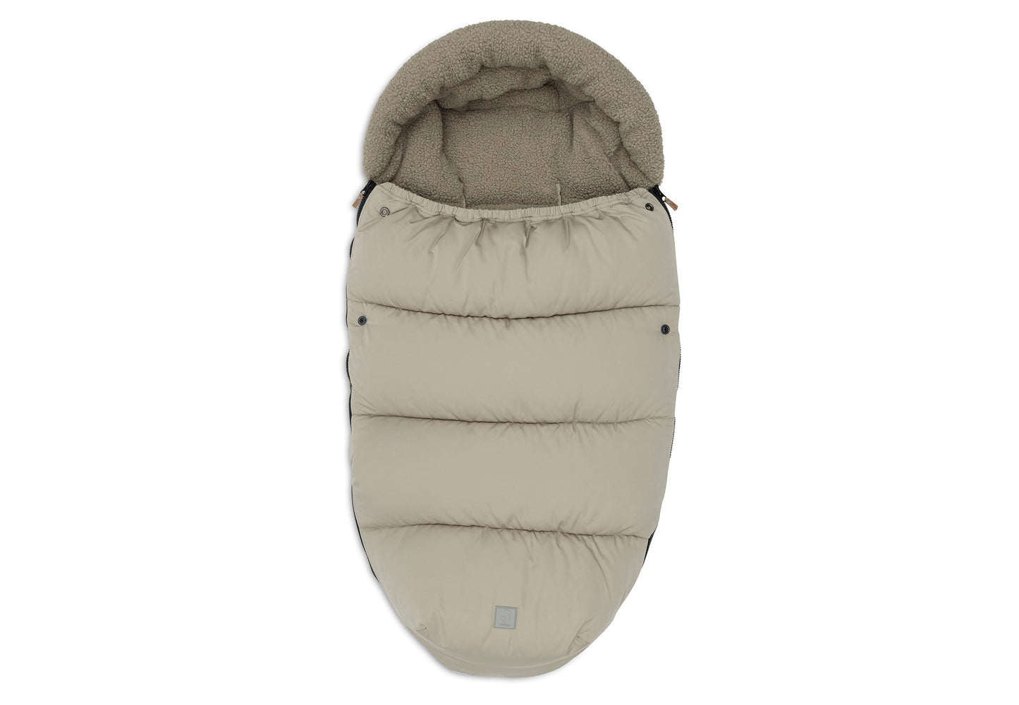 Jollein Fußsack buggy/stroller - Puffed Grey
