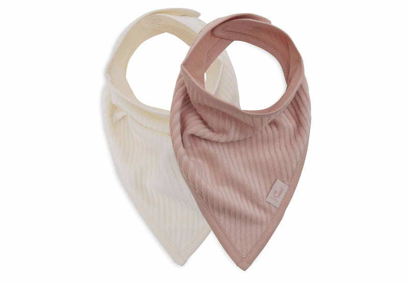Jollein Lätzchen Bandana - Velvet Rib - 2 Stück Wild Rose Studio