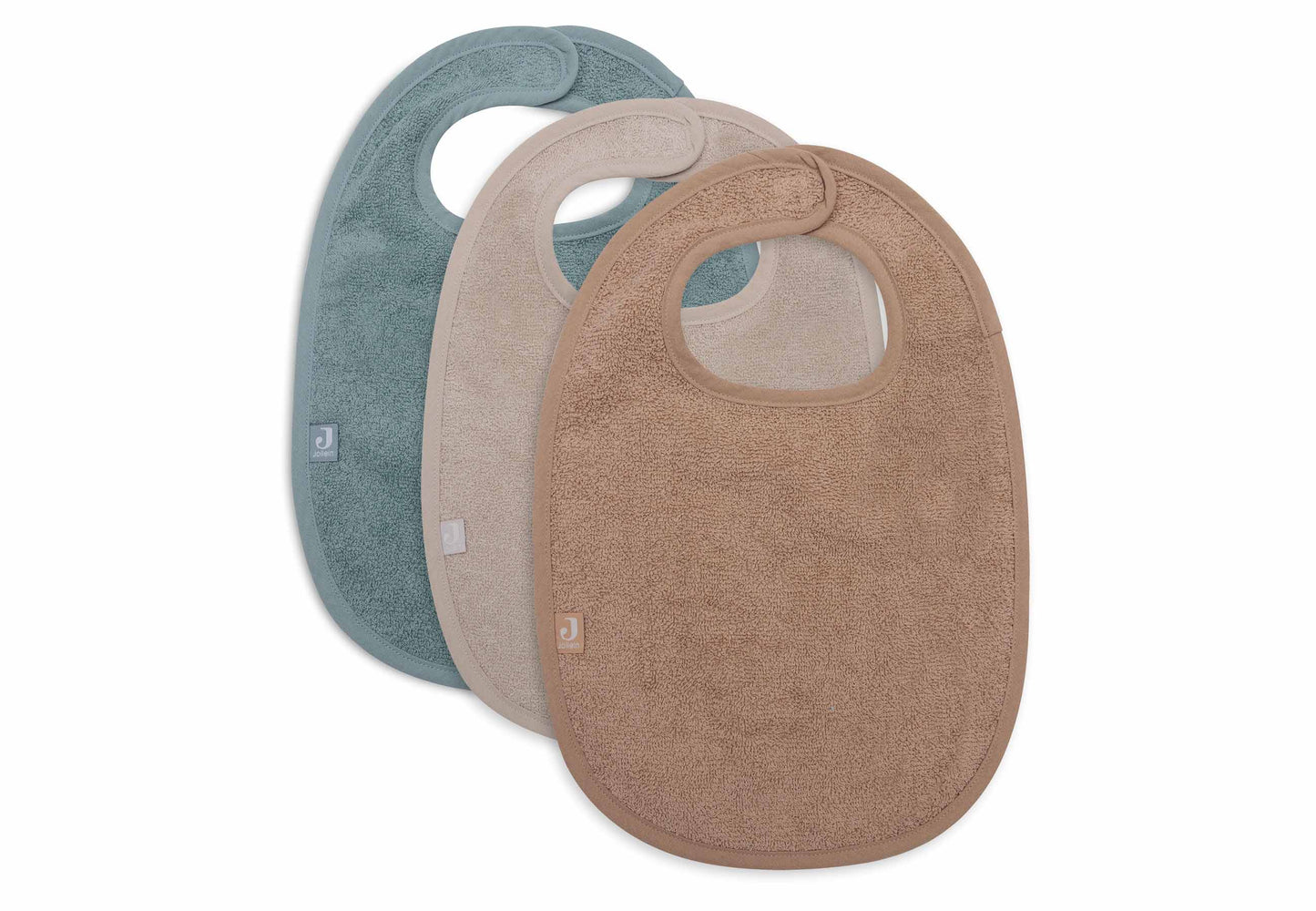 Jollein Lätzchen Frottee - 3 Stück Sea Green Studio