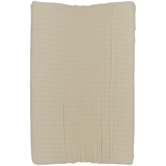 Meyco Wickelauflagenbezug vorgewaschen musselin Sand