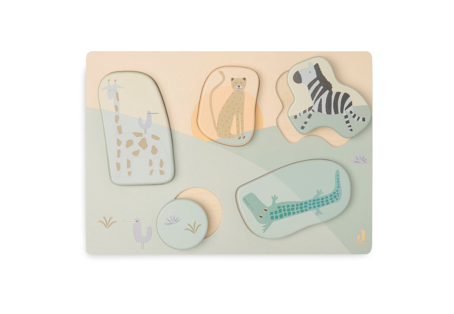 Jollein Formenpuzzle aus Holz - Jungle Jambo Studio