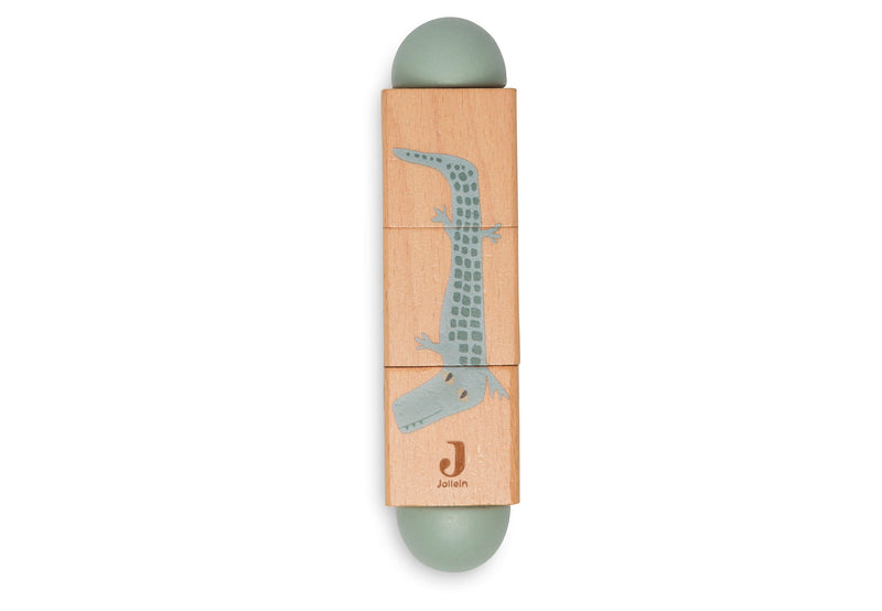 Jollein Holz-Drehpuzzle - Jungle Jambo Studio