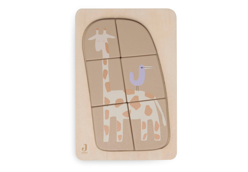 Jollein Puzzle aus Holz - Jungle Jambo Nougat Studio