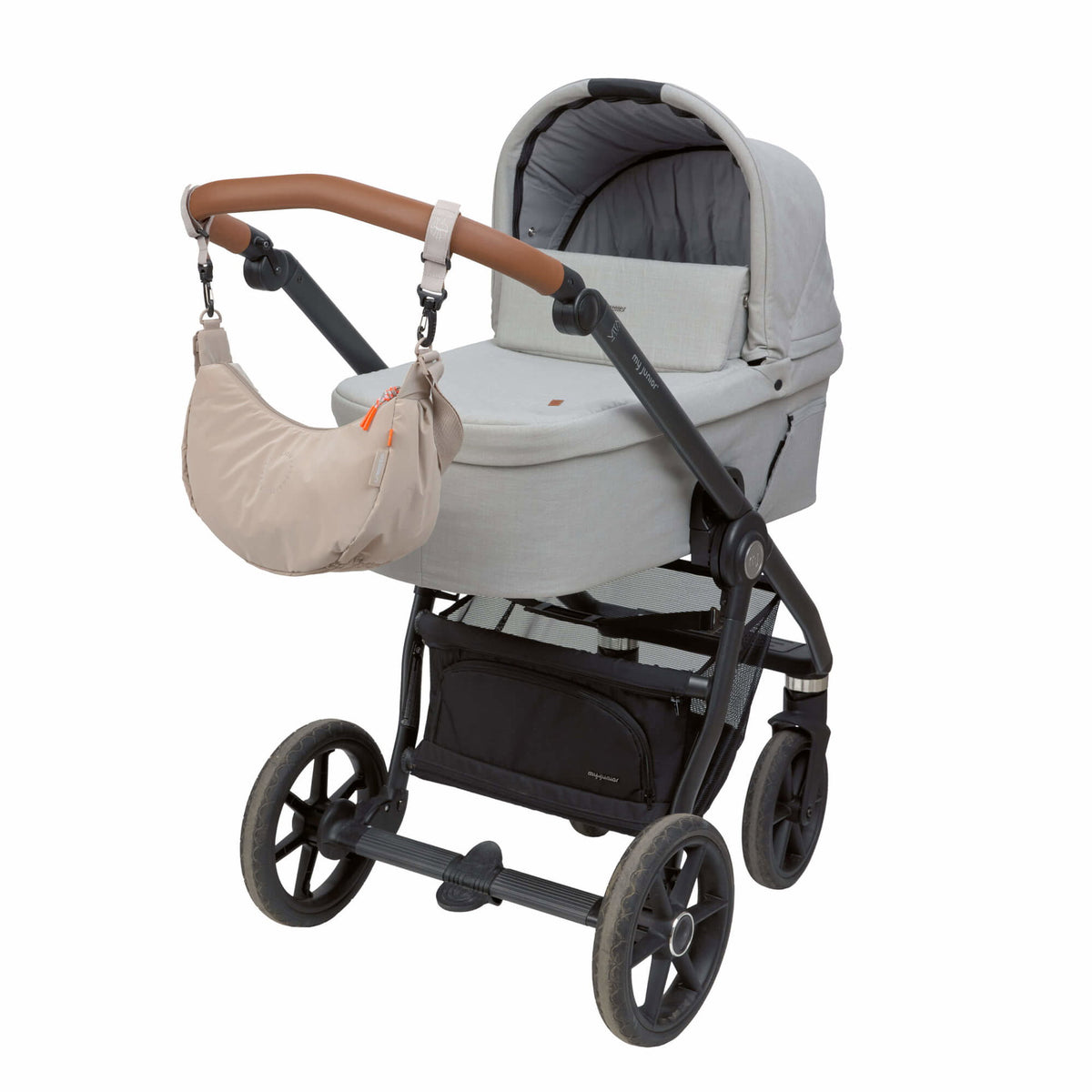 Umhängetasche Stretch Up Bum Bag, Beige