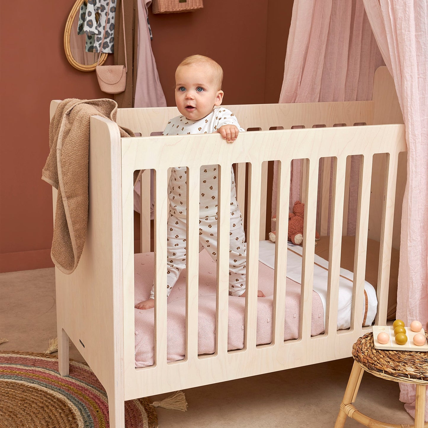 Meyco Baby-Pyjamas Mini Panther Offwhite