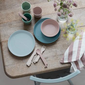 Done by Deer Kiddish Besteck Set Deer friends grün Foodie 1126413