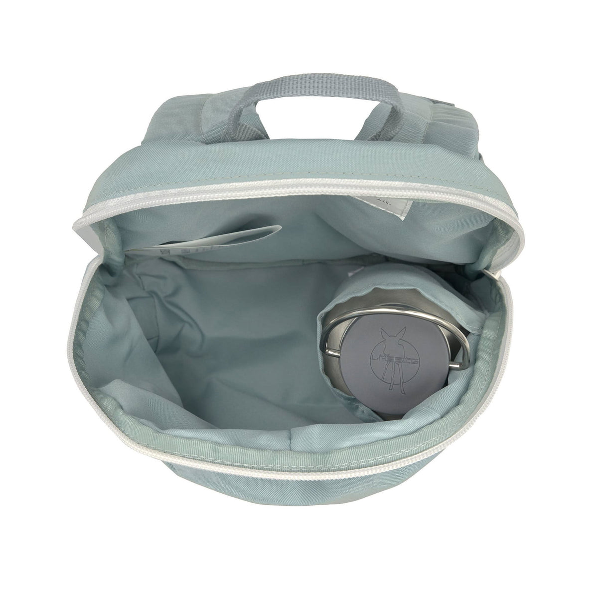 Kindergartenrucksack Tiny, Pinguin, Hellblau