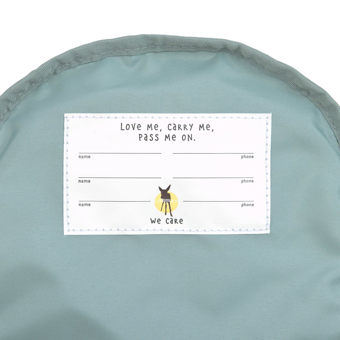 Kindergartenrucksack Tiny Outdoor, Wolken, Dunkelblau