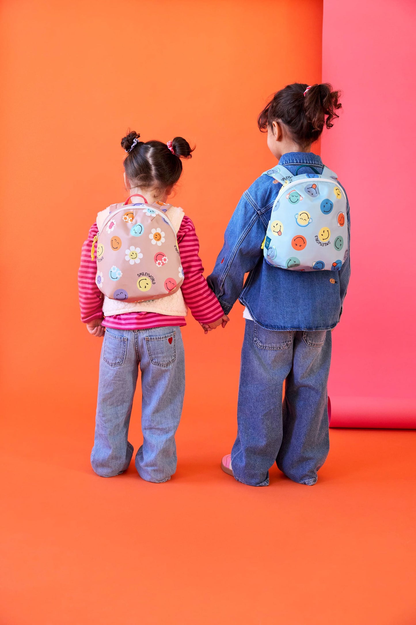 Lässig Tiny Backpack SmileyWorld Blau Kindergartenrucksack 3,5 Liter