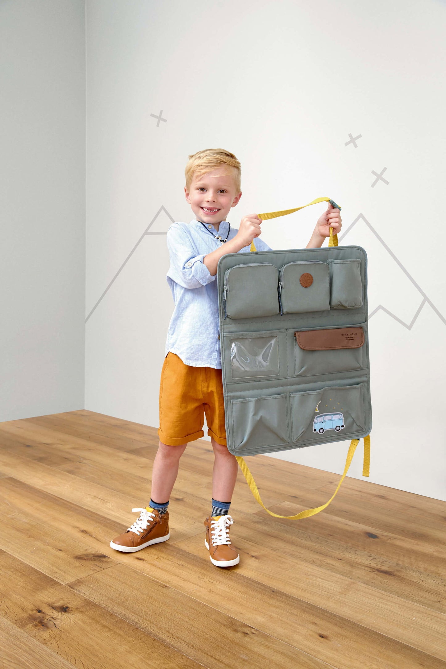 Lässig Auto Organizer Kinder Adventure, Bus Seitenansicht