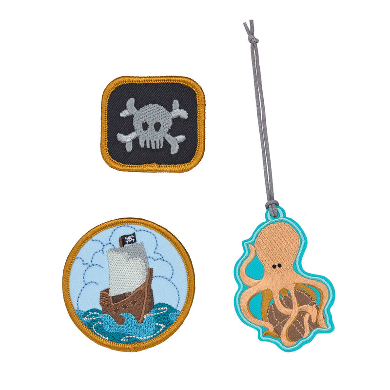 Anhänger & Patches Schul Set Unique, Pirat