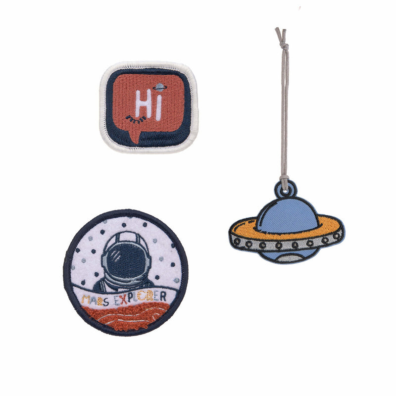 Anhänger & Patches Schul Set Unique, Space