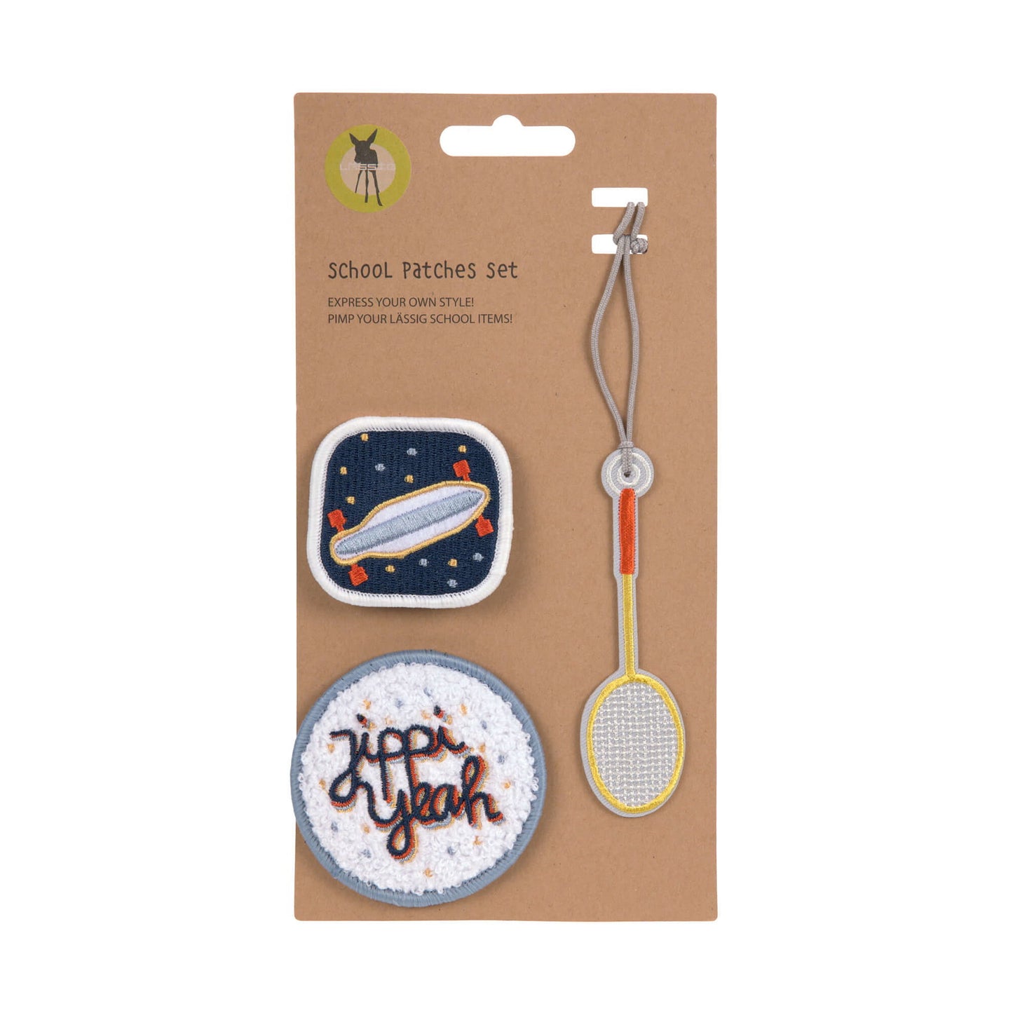 Lässig Anhänger & Patches Schul Set Unique, Sport Maße