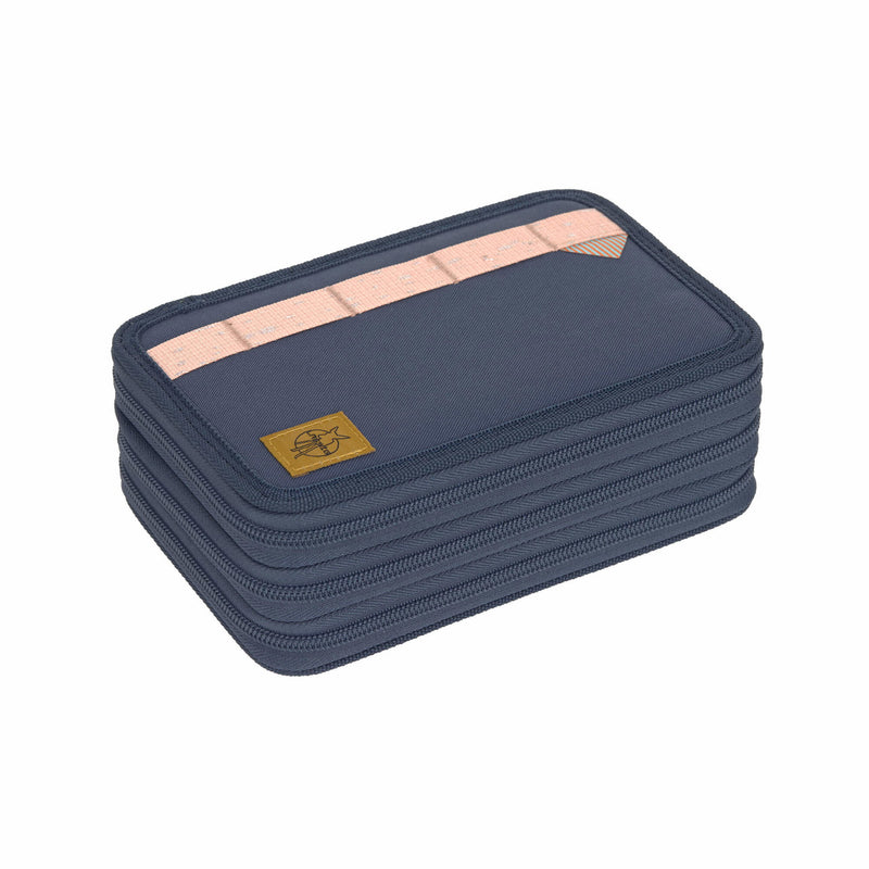 Federmäppchen Slim Unique, Navy blau