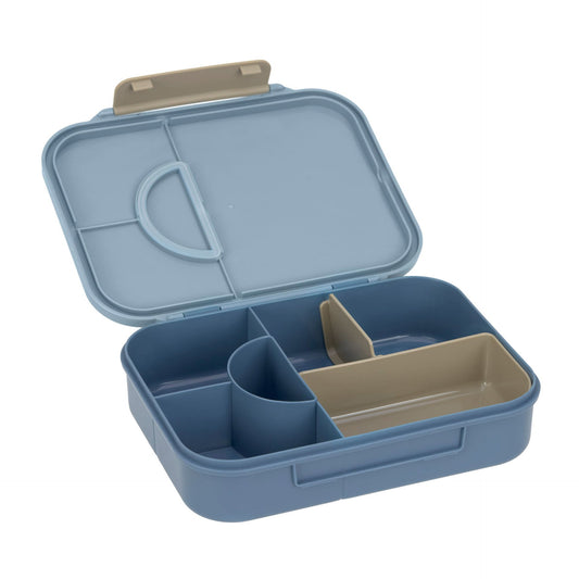 Lässig Brotdose Kinder Bento Lunchbox, Pattern Party Blau Detailansicht