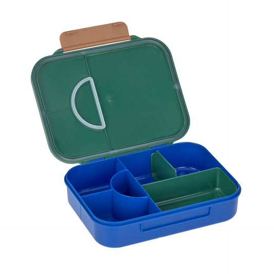 Lässig Brotdose Kinder Bento Lunchbox, Little Gang Regenbogen Grün Detailansicht