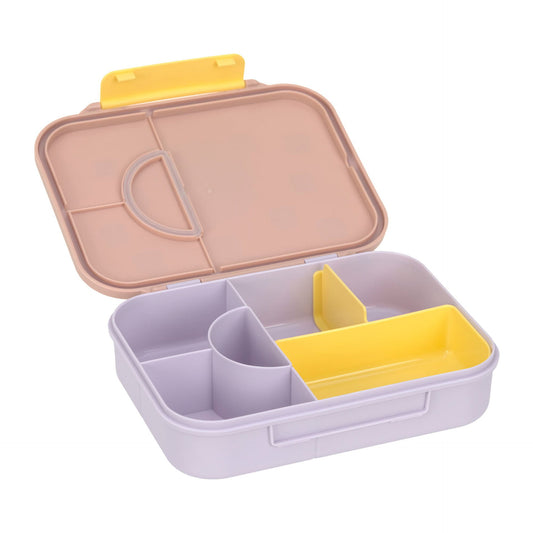 Lässig Brotdose Kinder Bento Lunchbox, Pattern Party Rosa Detailansicht