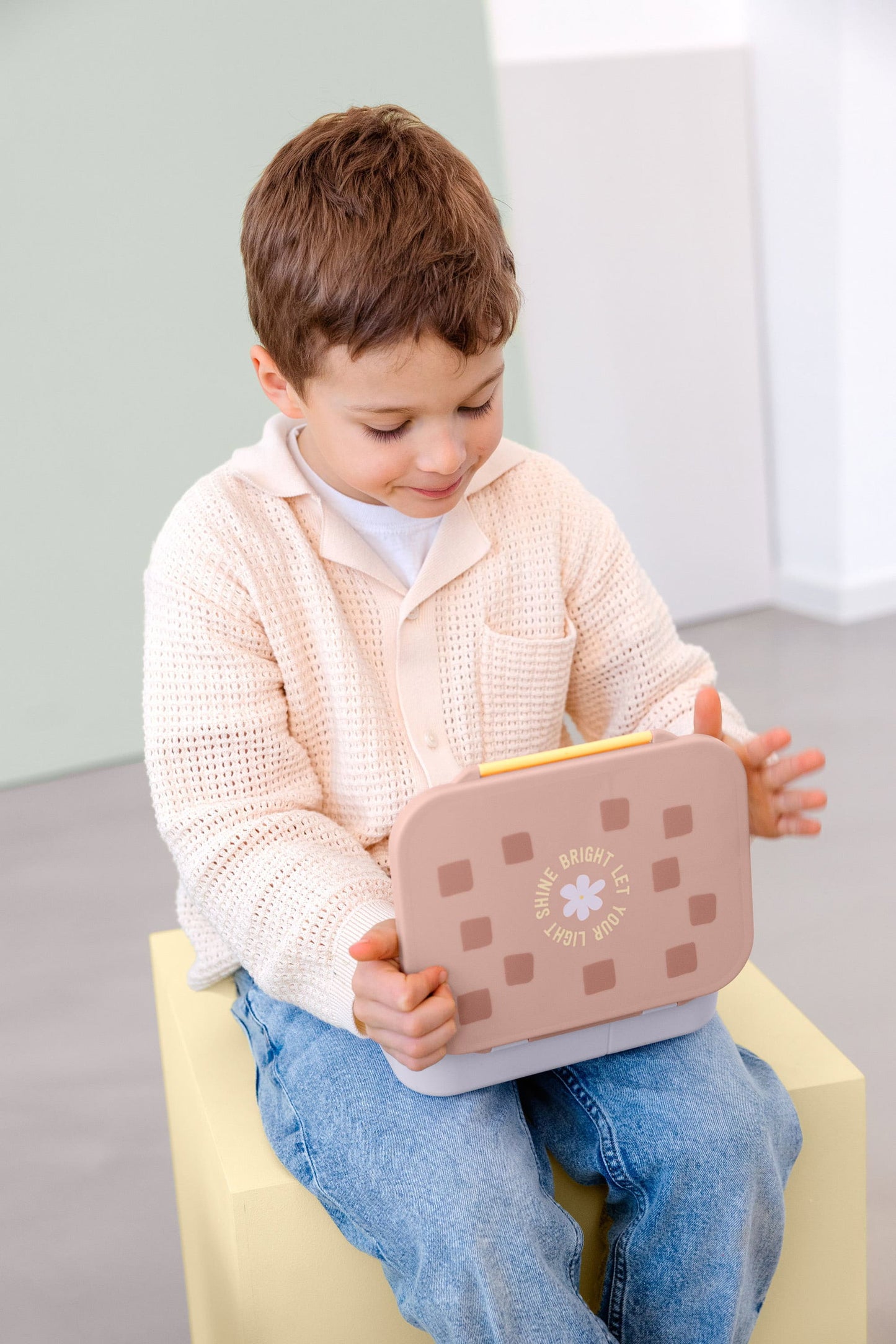Lässig Brotdose Kinder Bento Lunchbox, Pattern Party Rosa Anwendung