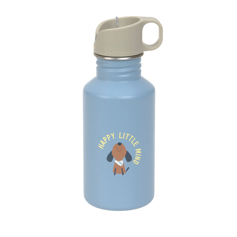Edelstahl Kinder Trinkflasche 500 ml Pattern Party, Blau