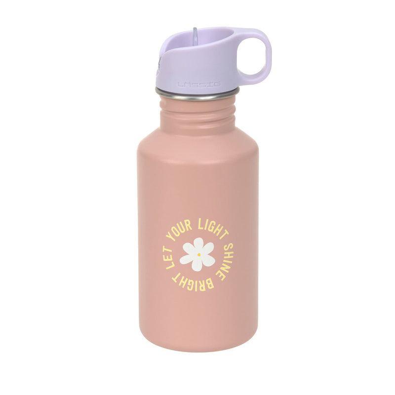 Edelstahl Kinder Trinkflasche 500 ml Pattern Party, Rosa