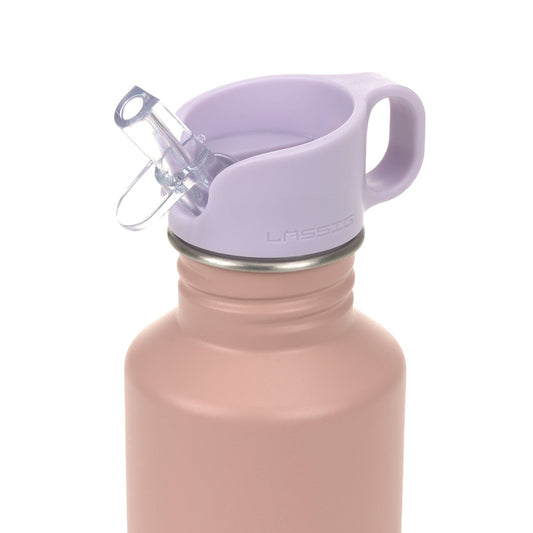 Lässig Edelstahl Kinder Trinkflasche 500 ml Pattern Party, Rosa Detailansicht