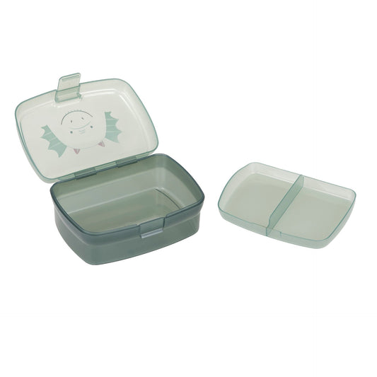 LÄSSIG Brotdose About Friends Drachen – Bento Lunchbox 17,7 cm mit herausnehmbarer Schale