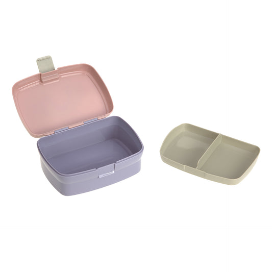 Lässig Brotdose Kinder Tiny Outdoor, Regenbogen Rosa Lila Detailansicht