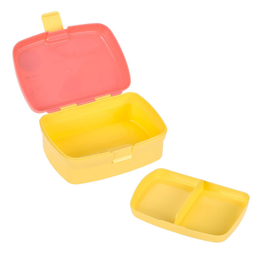 LÄSSIG Brotdose SmileyWorld Rosa Bento Lunchbox 17,7 cm