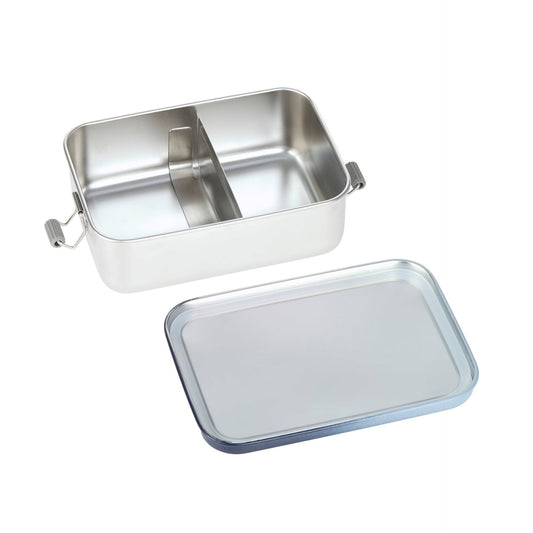 Lässig Brotdose Kinder Edelstahl Lunchbox, Unique, Dunkelblau Detailansicht